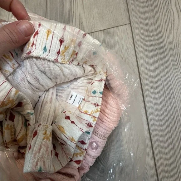 NEW MUK LUKS Butter Knit Western Prairie Pajama Set Women's Small Button Front - Picture 6 of 9